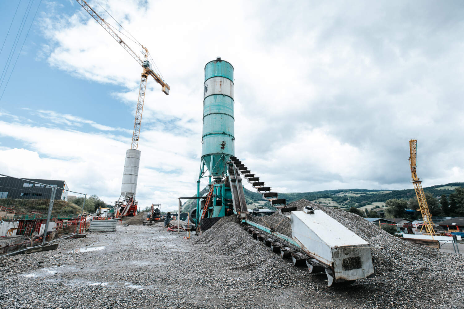 Photo d'un chantier de maçonnerie